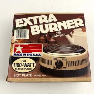 VTG Munsey Extra Burner Model FB-1 Made in U.S.A. 1100 Watts 120v